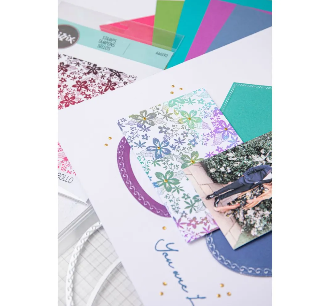 Sizzix Stempel & Zubehör|Scrapbooking>Clear Stamp "Petals by Stacey Park"