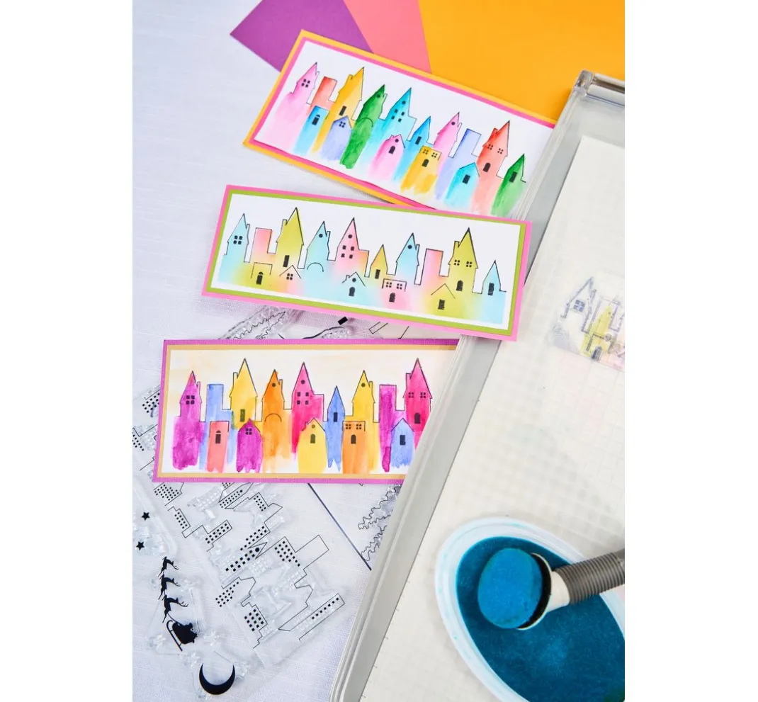 Sizzix Stempel & Zubehör|Kartengestaltung>Clear Stamp Set "Cosmopolitan - The View by Stacey Park"
