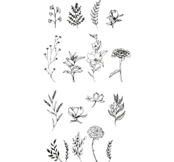 Sizzix Stempel & Zubehör|Kartengestaltung>Clear Stamps Set "Garden Botanicals"