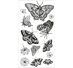 Sizzix Stempel & Zubehör|Kartengestaltung>Clear Stamps Set "Nature Butterflies"