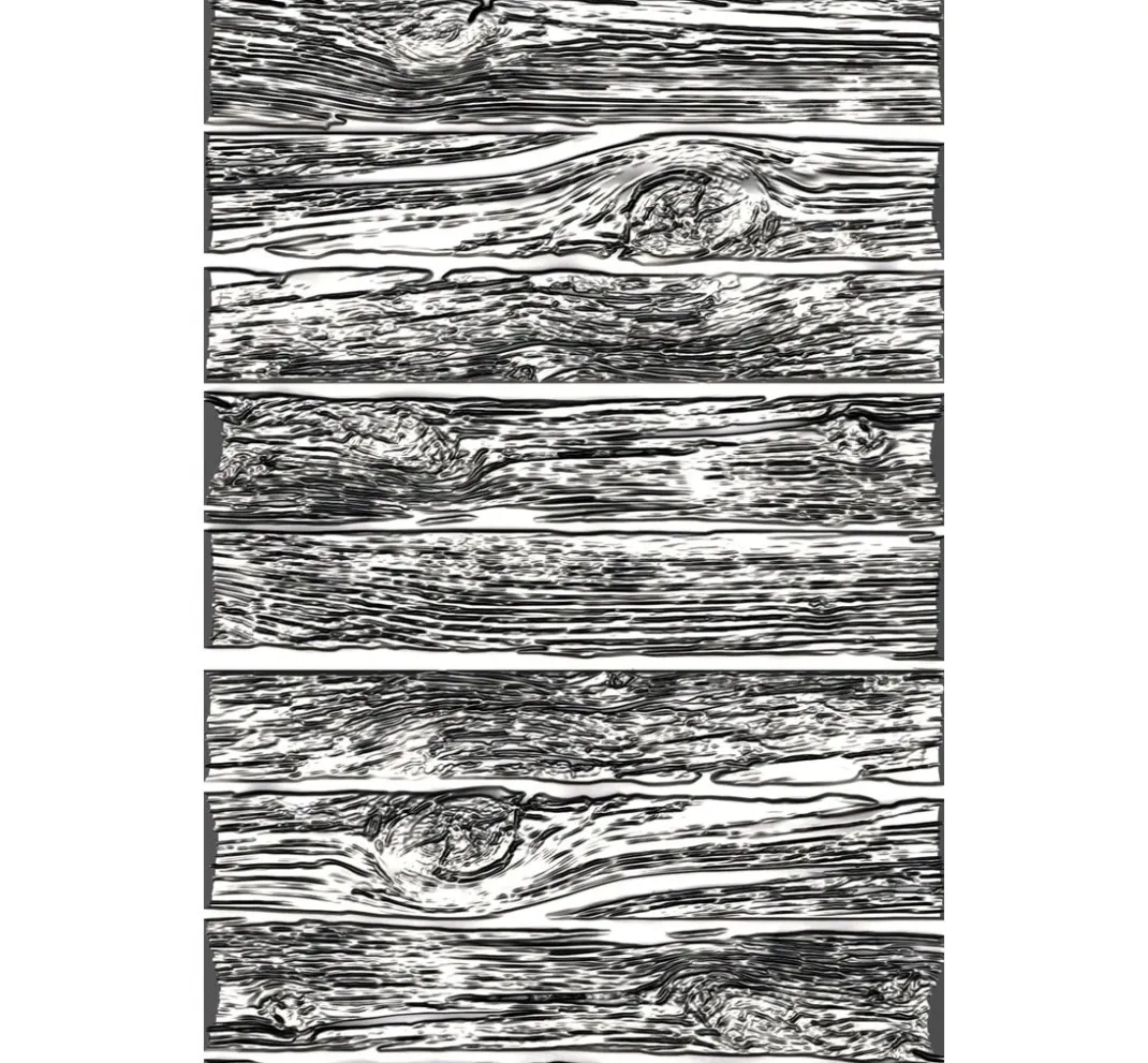 Sizzix Stanz- & Prägemaschinen|Schablonen>3D-Prägeschablone "Mini Lumber by Tim Holtz"