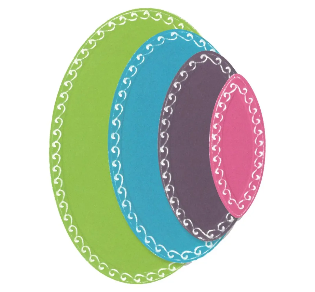 Sizzix Stanz- & Prägemaschinen>Framelits Stanzschablone "Ovals by Stacey Park"