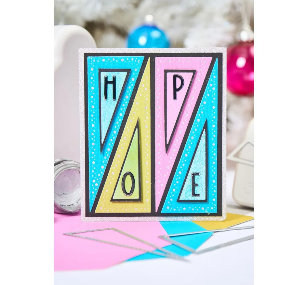 Sizzix Stanz- & Prägemaschinen|Schablonen>Framelits Stanzschablone "Triangles by Stacey Park"