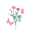 Sizzix Stempel & Zubehör|Stanz- & Prägemaschinen>Framelits Stanzschablone und Clear Stamps "Painted Pencil Botanical"
