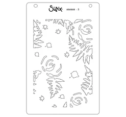 Sizzix Schablonieren|Malschablonen>Layered Stencils "Abstract Blooms"