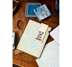 Sizzix Stanz- & Prägemaschinen|Schablonen>Multi-Level-Prägeschablone "Vault Flourish by Tim Holtz"