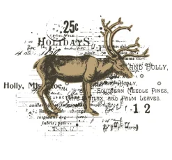 Sizzix Stanz- & Prägemaschinen>Stanzschablone und Clear Stamps "Reindeer Mix Cluster by 49 and Market"