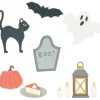 Sizzix Stanz- & Prägemaschinen|Schablonen>Thinlits Stanzschablone "Halloween Motifs"