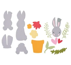 Sizzix Stanz- & Prägemaschinen|Schablonen>Thinlits Stanzschablone by Catherine Pooler