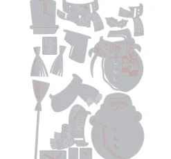 Sizzix Stanz- & Prägemaschinen|Scrapbooking>Thinlits Stanzschablone "Winston Colorize by Tim Holtz"