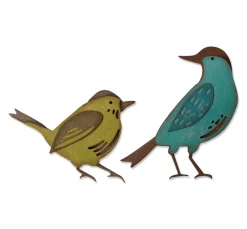 Sizzix Stanz- & Prägemaschinen|Schablonen>Thinlits Stanzschablone "Feathered Friends by Tim Holtz"