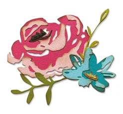 Sizzix Stanz- & Prägemaschinen|Kartengestaltung>Thinlits Stanzschablone "Brushstroke Flowers # 4 by Tim Holtz"