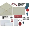 Sizzix Stanz- & Prägemaschinen|Schablonen>Thinlits Stanzschablone "Postale by Tim Holtz"
