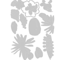 Sizzix Stanz- & Prägemaschinen|Kartengestaltung>Thinlits Stanzschablone "Modern Floristry by Tim Holtz"