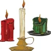 Sizzix Stanz- & Prägemaschinen|Schablonen>Thinlits Stanzschablone "Candleshop Colorize by Tim Holtz"