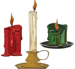 Sizzix Stanz- & Prägemaschinen|Schablonen>Thinlits Stanzschablone "Candleshop Colorize by Tim Holtz"
