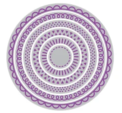Sizzix Stanz- & Prägemaschinen|Schablonen>Thinlits Stanzschablone "Party Circles by Catherine Pooler"