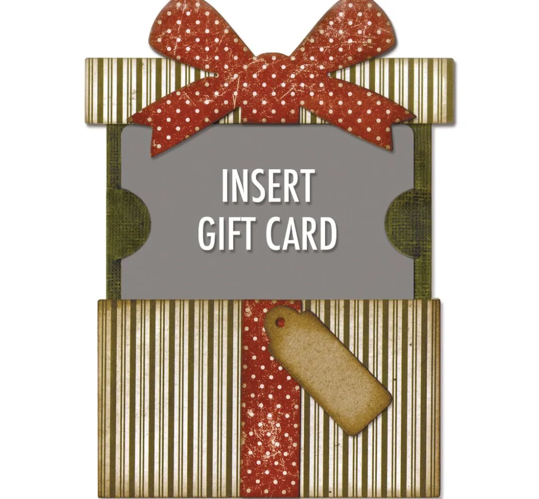 Sizzix Stanz- & Prägemaschinen|Schablonen>Thinlits Stanzschablone "Gift Card Package by Tim Holtz"