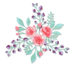 Sizzix Schablonen|Kartengestaltung>Thinlits Stanzschablone "Floral Layers 2"