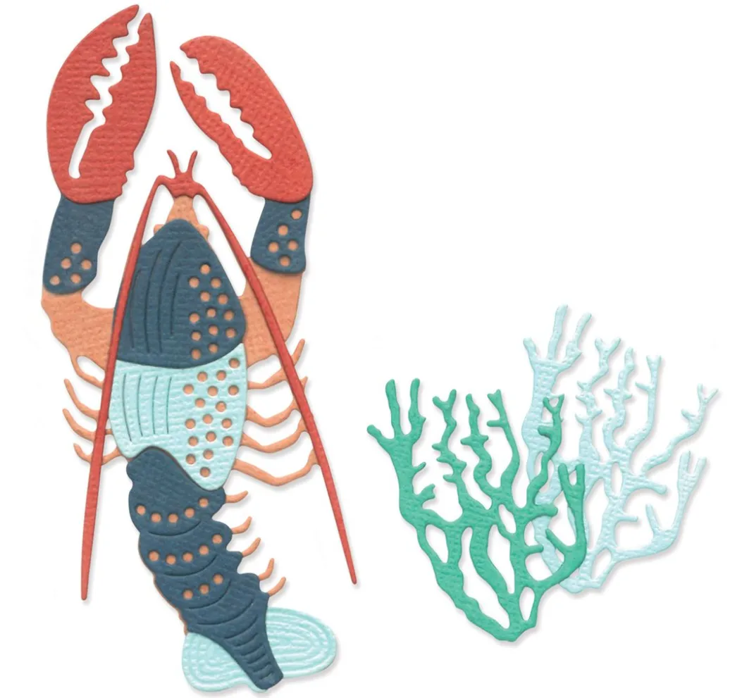 Sizzix Stanz- & Prägemaschinen>Thinlits Stanzschablone "Ocean Critters"