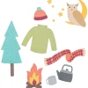 Sizzix Stanz- & Prägemaschinen|Schablonen>Thinlits Stanzschablone "Cozy Woodland"
