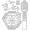 Sizzix Stanz- & Prägemaschinen>Thinlits Stanzschablone "Hanging Ornament Box by Catherine Pooler"