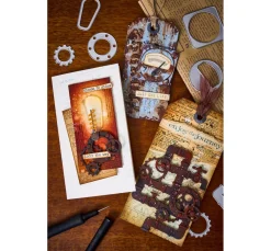 Sizzix Stanz- & Prägemaschinen|Schablonen>Thinlits Stanzschablone "Vault Industrial by Tim Holtz"
