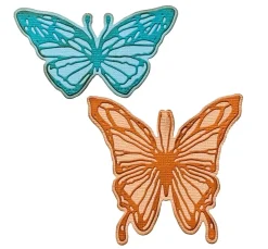 Sizzix Stanz- & Prägemaschinen|Schablonen>Thinlits Stanzschablone "Scribbly Butterfly by Tim Holtz"