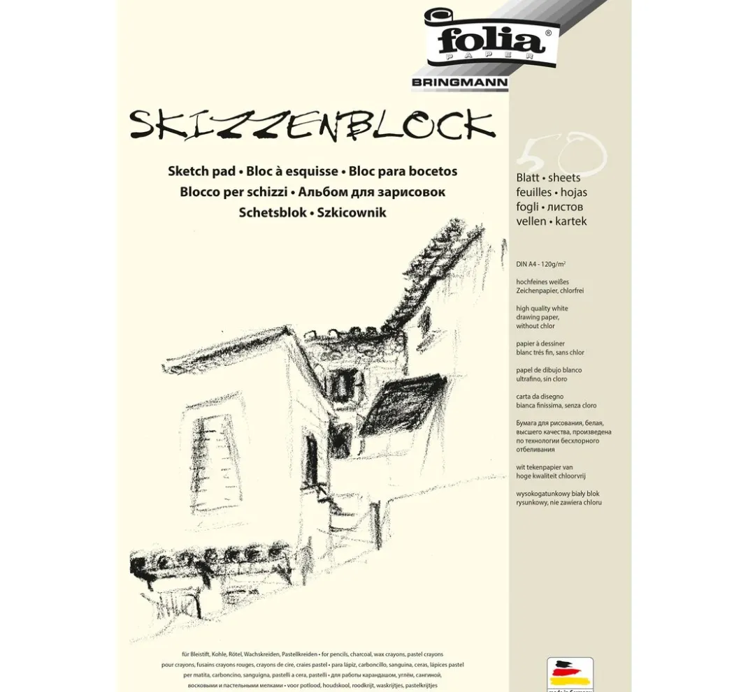 folia Malpapier|Künstlerpapier>Skizzenblock