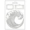 Stamperia Gießformen>Soft Modellierform A5 "Silent Sea - Wave"