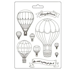 Stamperia Gießformen>Soft Modellierform A5 "Timeless - Balloons"