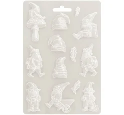 Stamperia Gießformen>Soft Modellierform "Hidden Grove - Gnome"