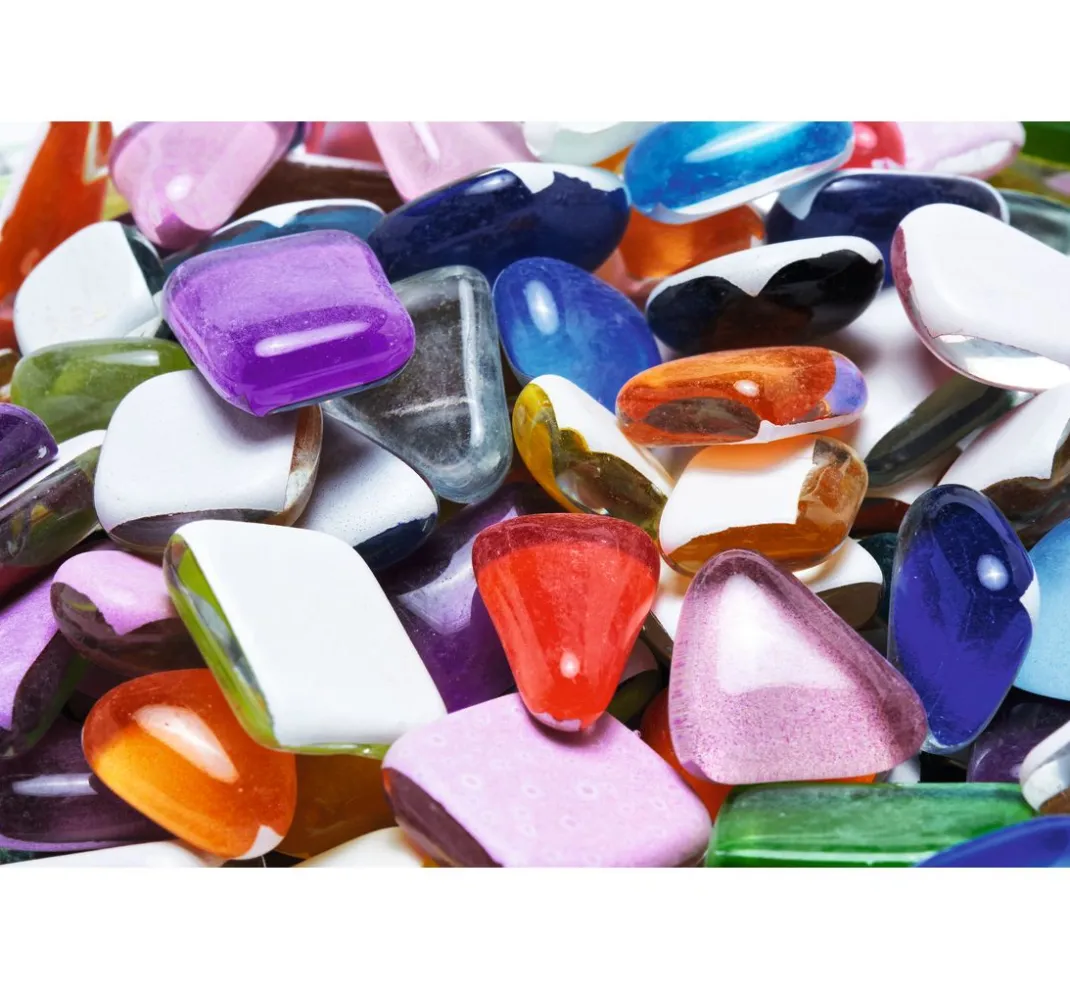 Rayher Mosaik Basteln>Soft-Glas Bruchmosaik "Bunter Mix", 500 g
