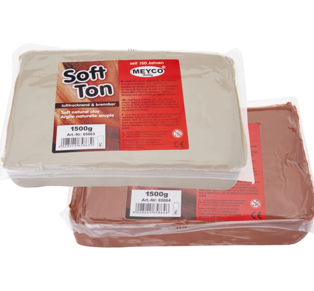 Meyco Modellieren|Modelliermasse>Soft-Ton, 1,5 kg