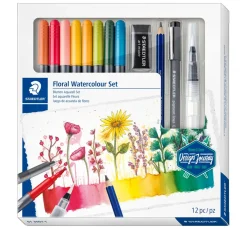 STAEDTLER Aquarell|Stifte>Aquarell-Set "Blumen"