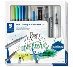 STAEDTLER Aquarell|Stifte>Aquarell-Set "Handlettering"