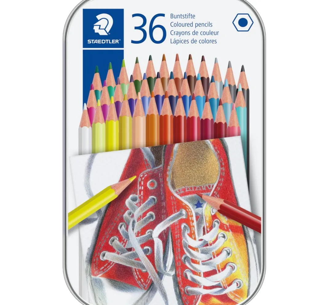 Kinder STAEDTLER Weitere Geschenkideen Für Kinder|Malen & Zeichnen>Buntstift in Metallbox, 36 St.