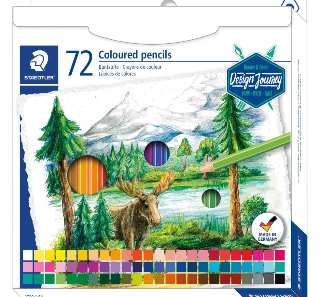 STAEDTLER Farbsets|Stifte>Buntstifte, 72-tlg.
