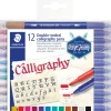 STAEDTLER Stifte|Kartengestaltung>Doppelfasermaler Kalligraphie, 12 St.