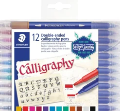 STAEDTLER Stifte|Kartengestaltung>Doppelfasermaler Kalligraphie, 12 St.