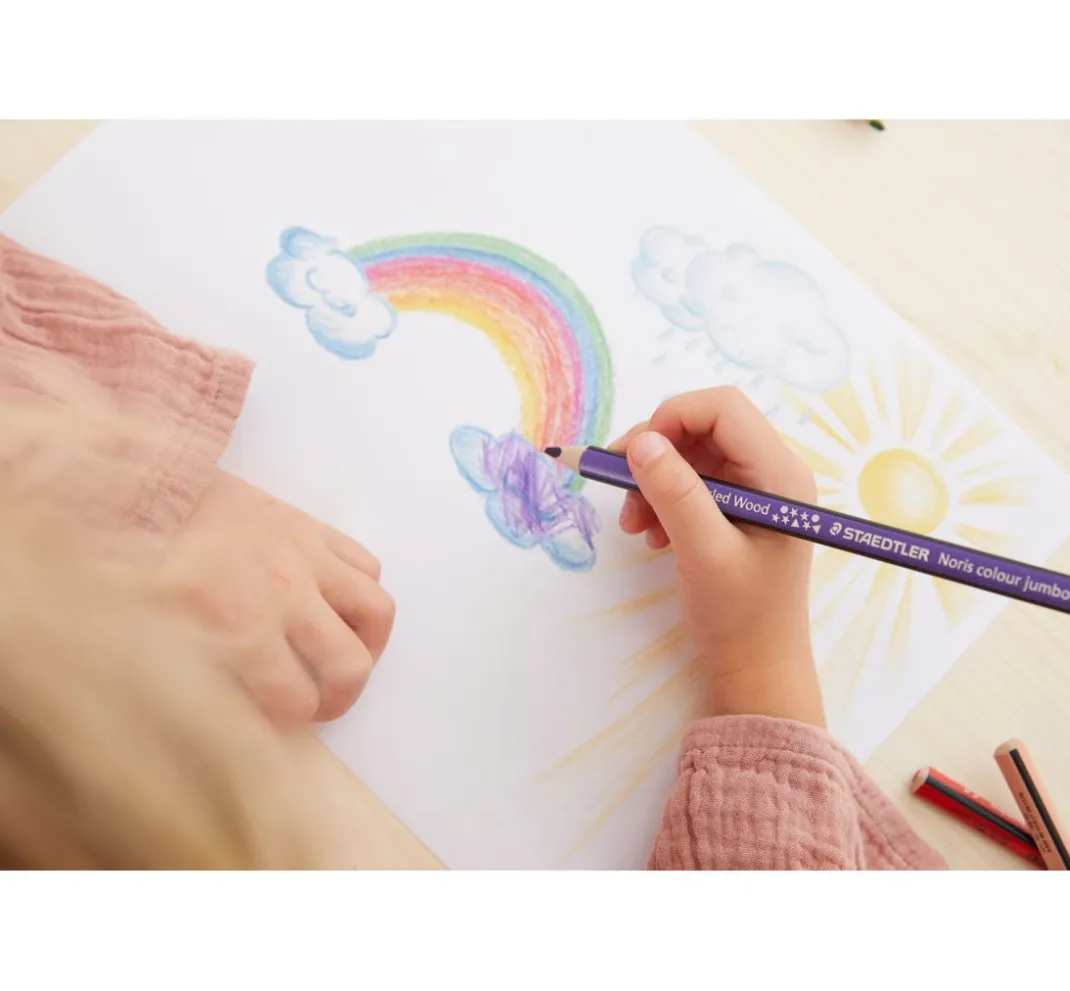Kinder STAEDTLER Stifte & Marker|Weitere Geschenkideen Für Kinder>Noris colour "Jumbo Buntstifte", 9er-Set + 1 Gratis