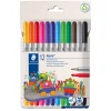 Kinder STAEDTLER Stifte & Marker|Farbsets>Noris Doppelfasermaler, 12er-Set