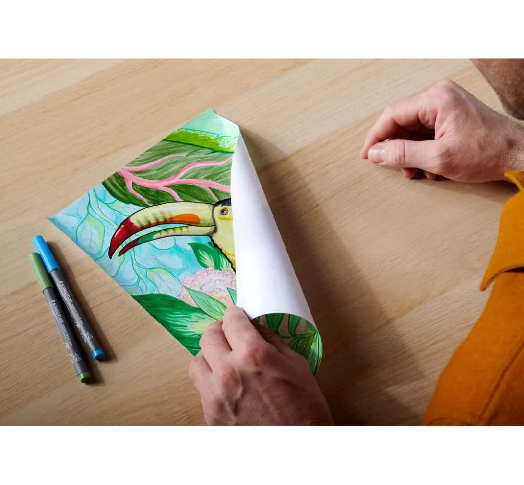 STAEDTLER Kartengestaltung>Pigment brush pen, 6er-Set