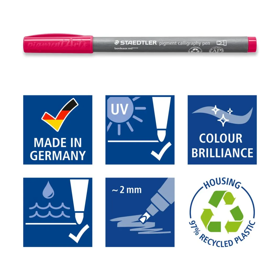 STAEDTLER Stifte|Kartengestaltung>Pigment calligraphy pen