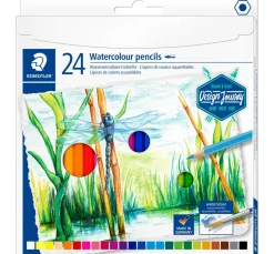 STAEDTLER Aquarell|Farbsets>Watercolour "Buntstifte", 24-tlg.