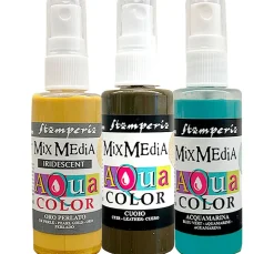 Stamperia Sprühfarbe|Farbsets>Aquacolor "Fortune", 3er-Set