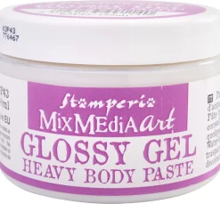 Stamperia Schablonieren>"Glossy Gel", Transparent