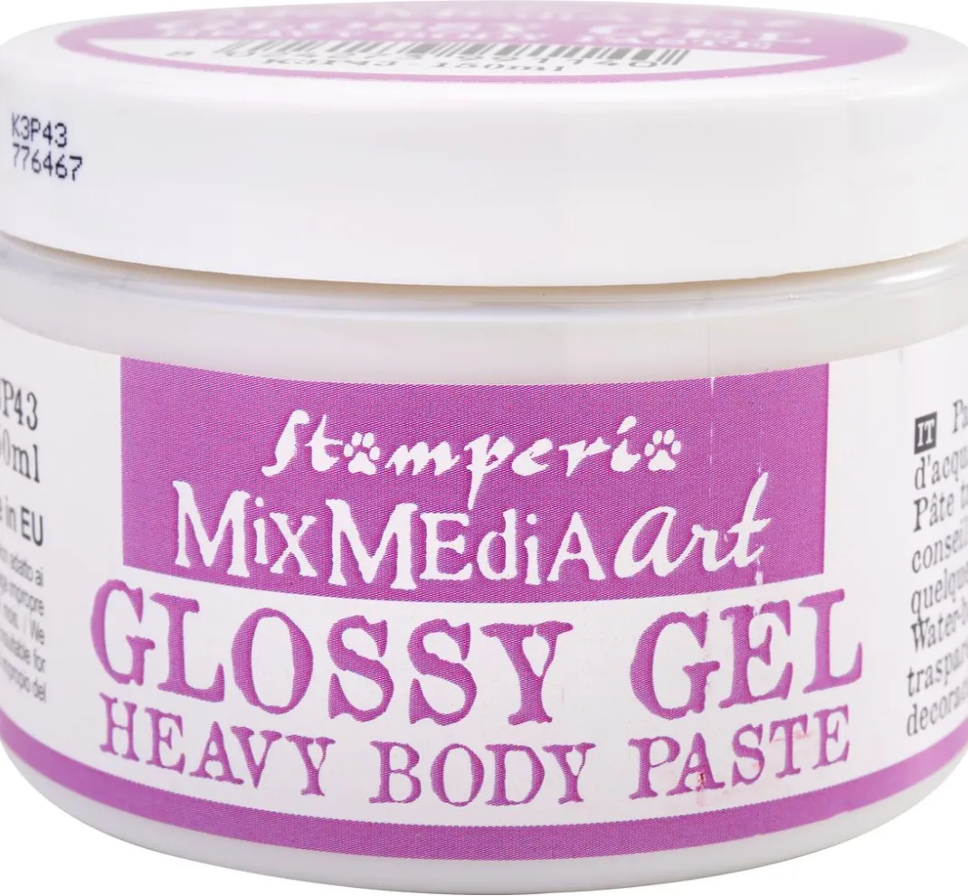Stamperia Schablonieren>"Glossy Gel", Transparent
