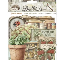 Stamperia Scrapbooking|Kartengestaltung>Stanzmotive "Herbarium Silvae"