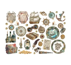 Stamperia Dekoelemente|Kartengestaltung>Stanzmotive "Songs of the Sea"
